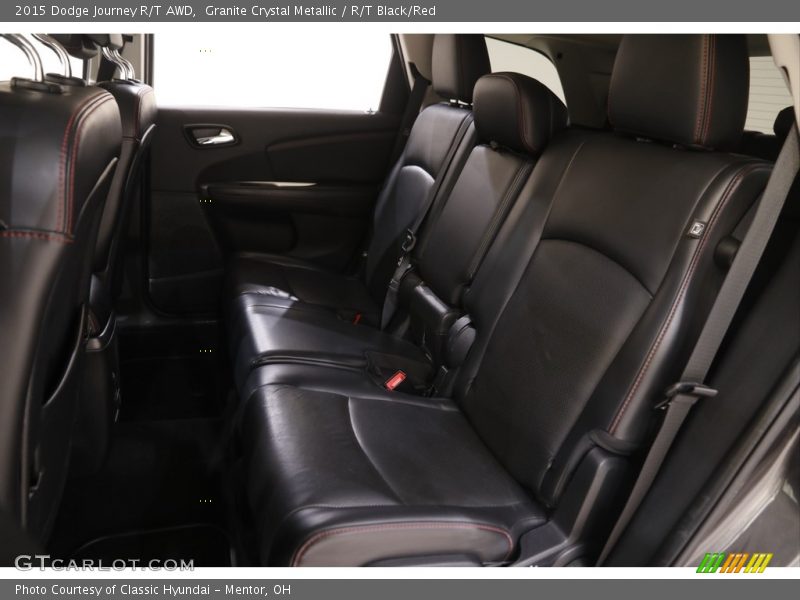 Granite Crystal Metallic / R/T Black/Red 2015 Dodge Journey R/T AWD