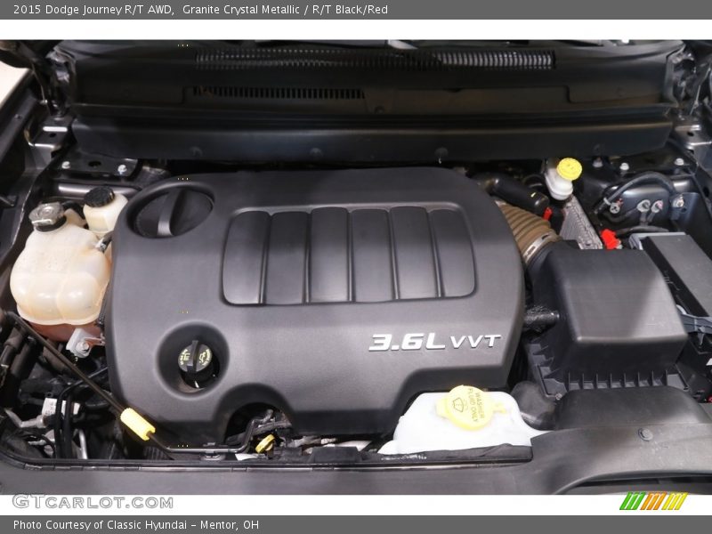 Granite Crystal Metallic / R/T Black/Red 2015 Dodge Journey R/T AWD