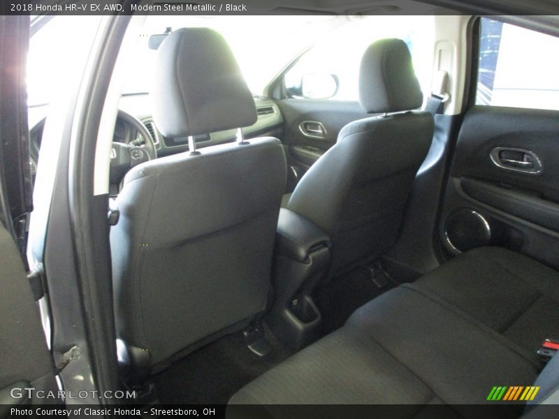Modern Steel Metallic / Black 2018 Honda HR-V EX AWD