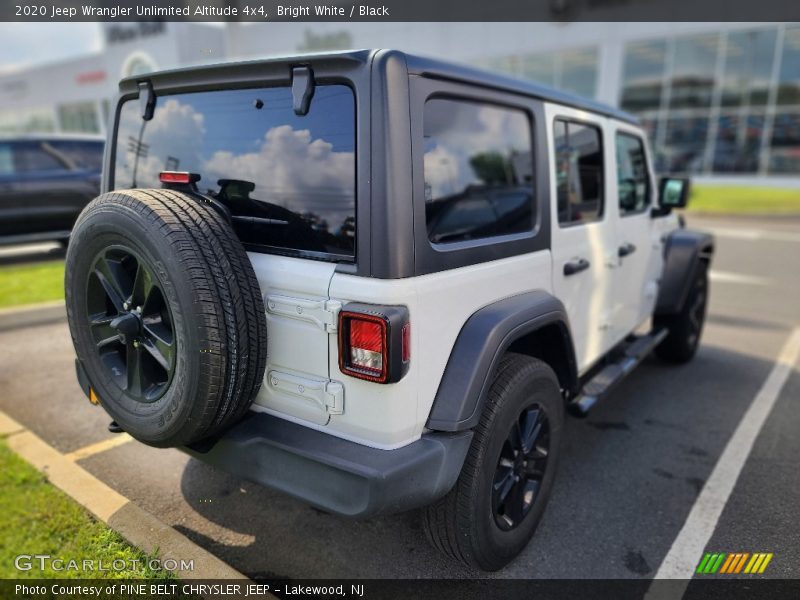 Bright White / Black 2020 Jeep Wrangler Unlimited Altitude 4x4