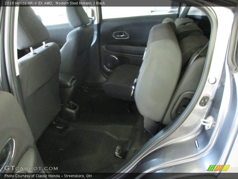Modern Steel Metallic / Black 2018 Honda HR-V EX AWD
