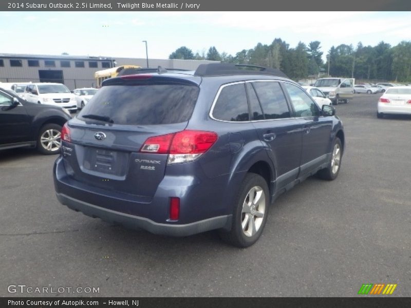 Twilight Blue Metallic / Ivory 2014 Subaru Outback 2.5i Limited