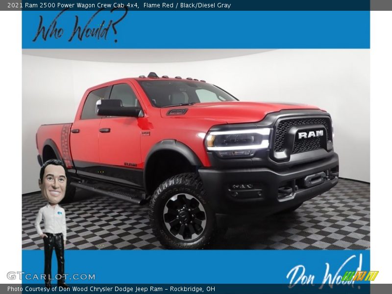 Flame Red / Black/Diesel Gray 2021 Ram 2500 Power Wagon Crew Cab 4x4
