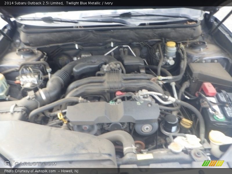 Twilight Blue Metallic / Ivory 2014 Subaru Outback 2.5i Limited