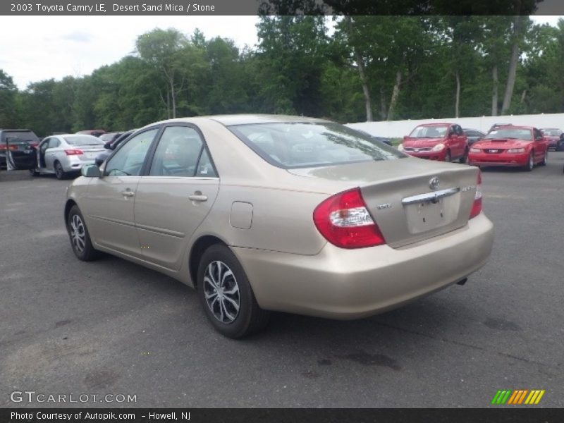 Desert Sand Mica / Stone 2003 Toyota Camry LE