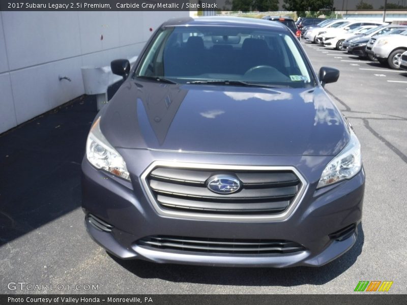 Carbide Gray Metallic / Slate Black 2017 Subaru Legacy 2.5i Premium