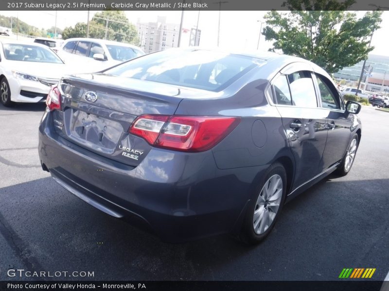 Carbide Gray Metallic / Slate Black 2017 Subaru Legacy 2.5i Premium