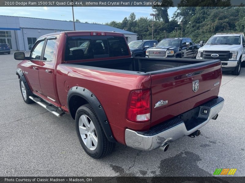 Inferno Red Crystal Pearl / Dark Slate Gray 2010 Dodge Ram 1500 SLT Quad Cab 4x4