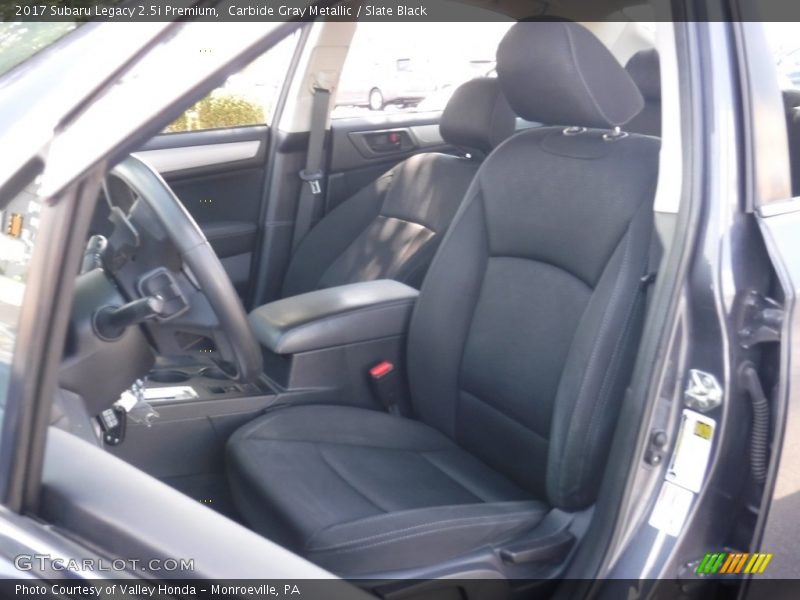Carbide Gray Metallic / Slate Black 2017 Subaru Legacy 2.5i Premium