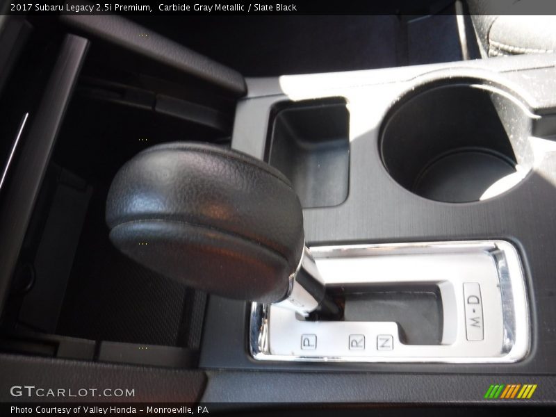 Carbide Gray Metallic / Slate Black 2017 Subaru Legacy 2.5i Premium