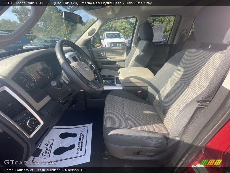 Inferno Red Crystal Pearl / Dark Slate Gray 2010 Dodge Ram 1500 SLT Quad Cab 4x4