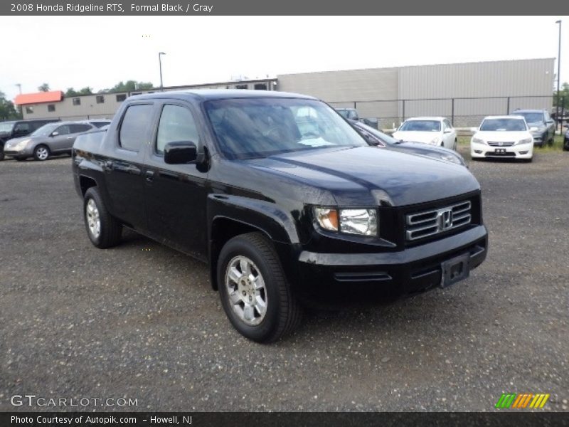 Formal Black / Gray 2008 Honda Ridgeline RTS
