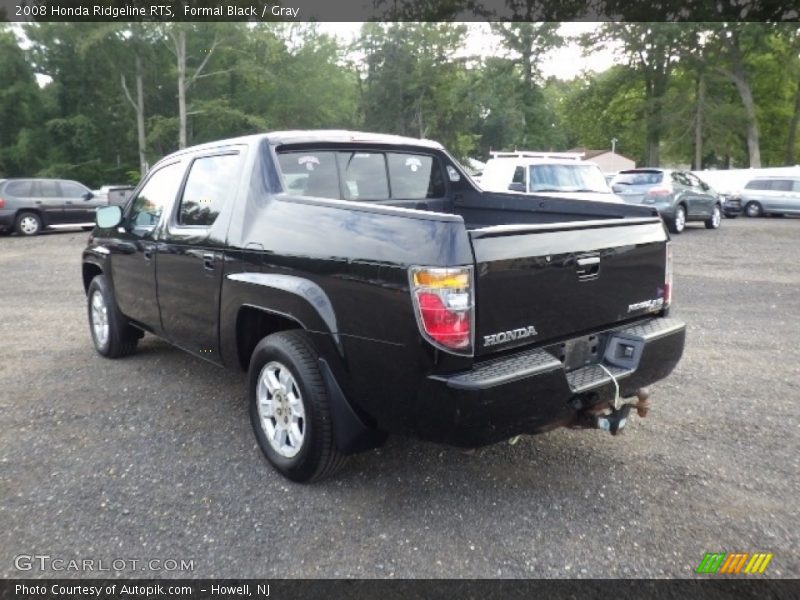 Formal Black / Gray 2008 Honda Ridgeline RTS