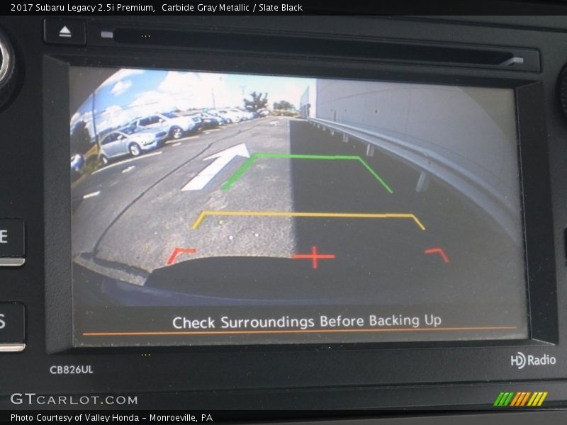 Carbide Gray Metallic / Slate Black 2017 Subaru Legacy 2.5i Premium