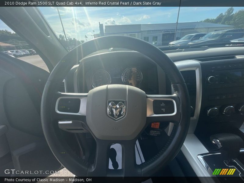 Inferno Red Crystal Pearl / Dark Slate Gray 2010 Dodge Ram 1500 SLT Quad Cab 4x4
