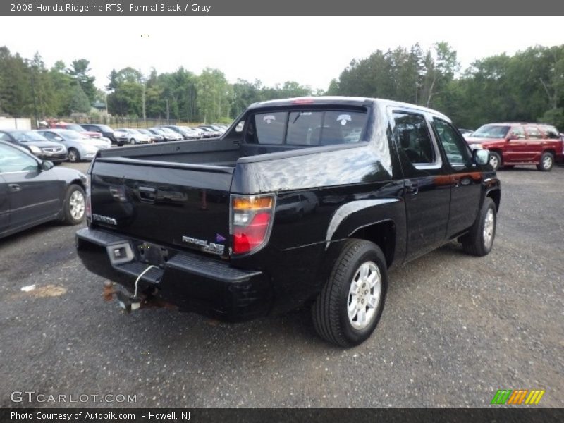 Formal Black / Gray 2008 Honda Ridgeline RTS