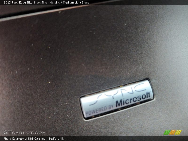 Ingot Silver Metallic / Medium Light Stone 2013 Ford Edge SEL