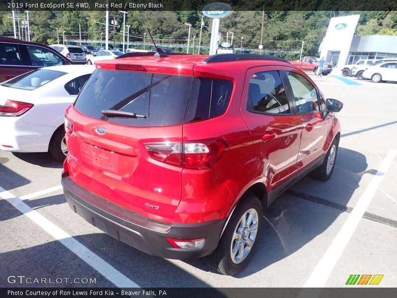 Race Red / Ebony Black 2019 Ford EcoSport SE 4WD
