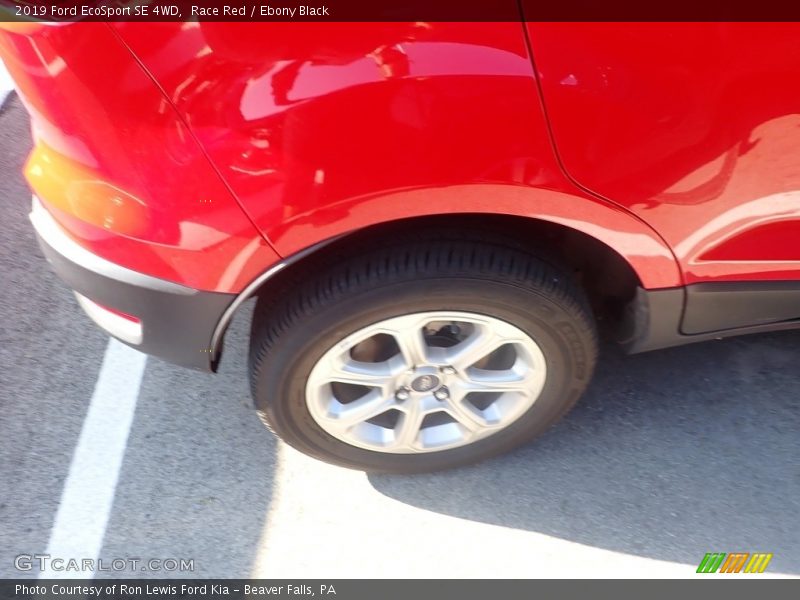 Race Red / Ebony Black 2019 Ford EcoSport SE 4WD