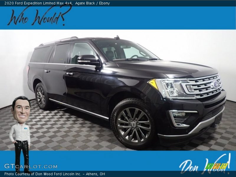 Agate Black / Ebony 2020 Ford Expedition Limited Max 4x4