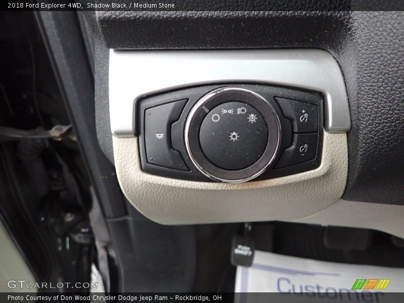 Shadow Black / Medium Stone 2018 Ford Explorer 4WD