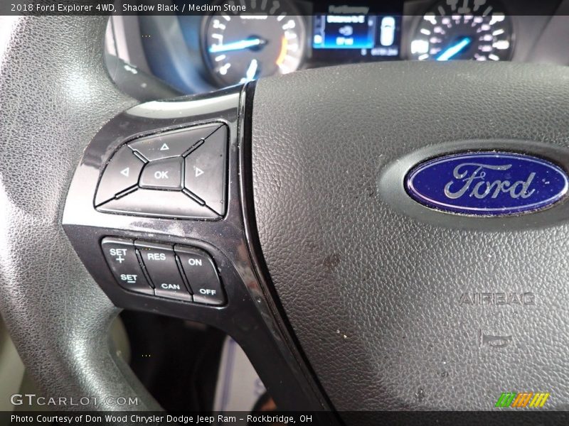 Shadow Black / Medium Stone 2018 Ford Explorer 4WD