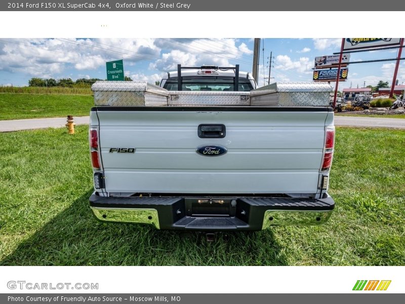 Oxford White / Steel Grey 2014 Ford F150 XL SuperCab 4x4