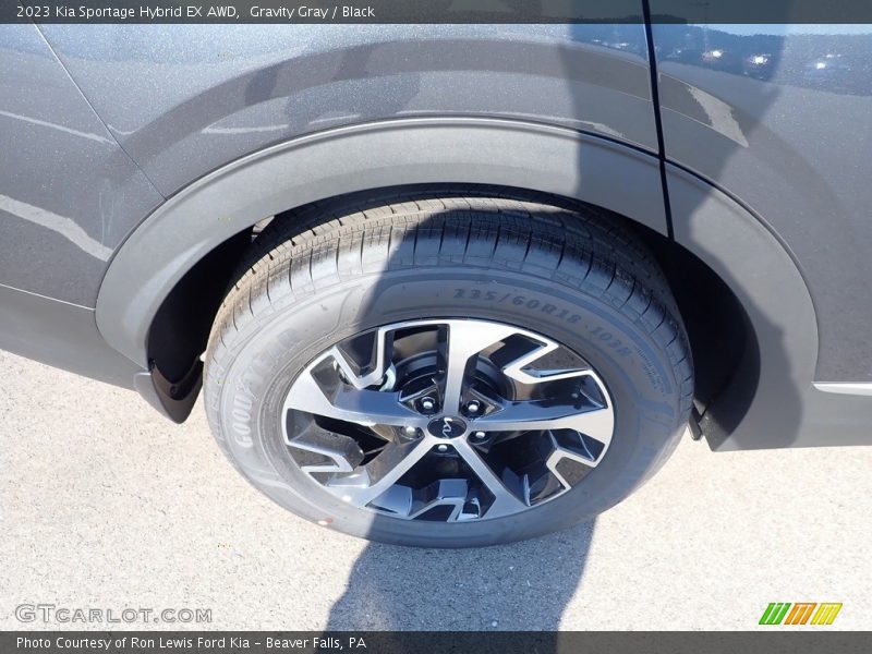 Gravity Gray / Black 2023 Kia Sportage Hybrid EX AWD