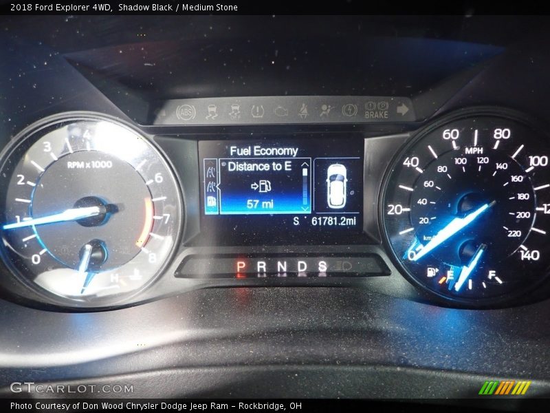 Shadow Black / Medium Stone 2018 Ford Explorer 4WD