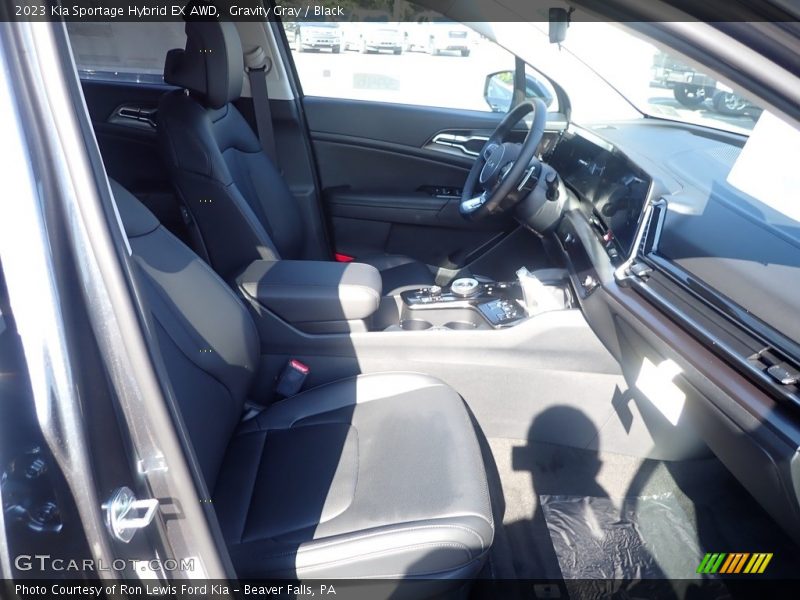 Gravity Gray / Black 2023 Kia Sportage Hybrid EX AWD