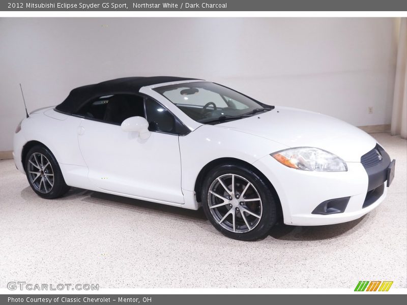 Northstar White / Dark Charcoal 2012 Mitsubishi Eclipse Spyder GS Sport
