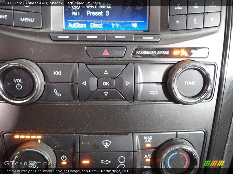 Shadow Black / Medium Stone 2018 Ford Explorer 4WD