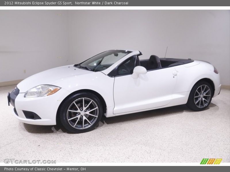 Northstar White / Dark Charcoal 2012 Mitsubishi Eclipse Spyder GS Sport