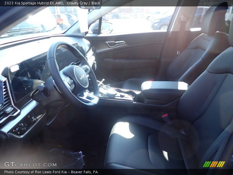 Gravity Gray / Black 2023 Kia Sportage Hybrid EX AWD
