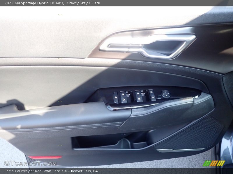 Gravity Gray / Black 2023 Kia Sportage Hybrid EX AWD