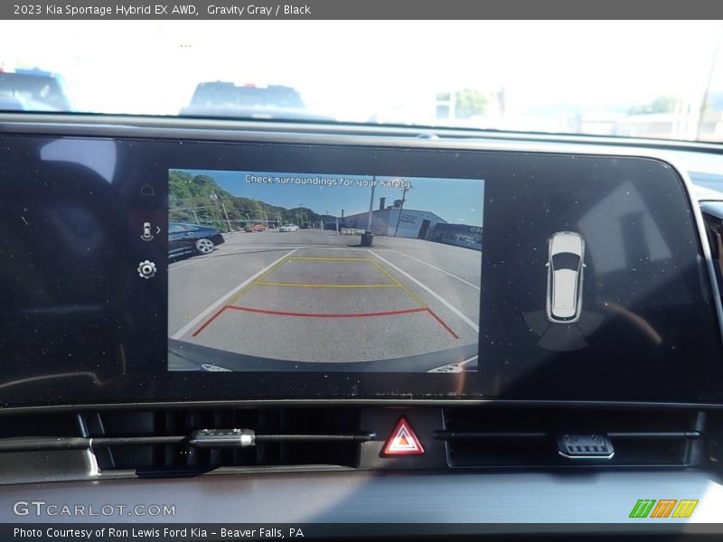 Gravity Gray / Black 2023 Kia Sportage Hybrid EX AWD