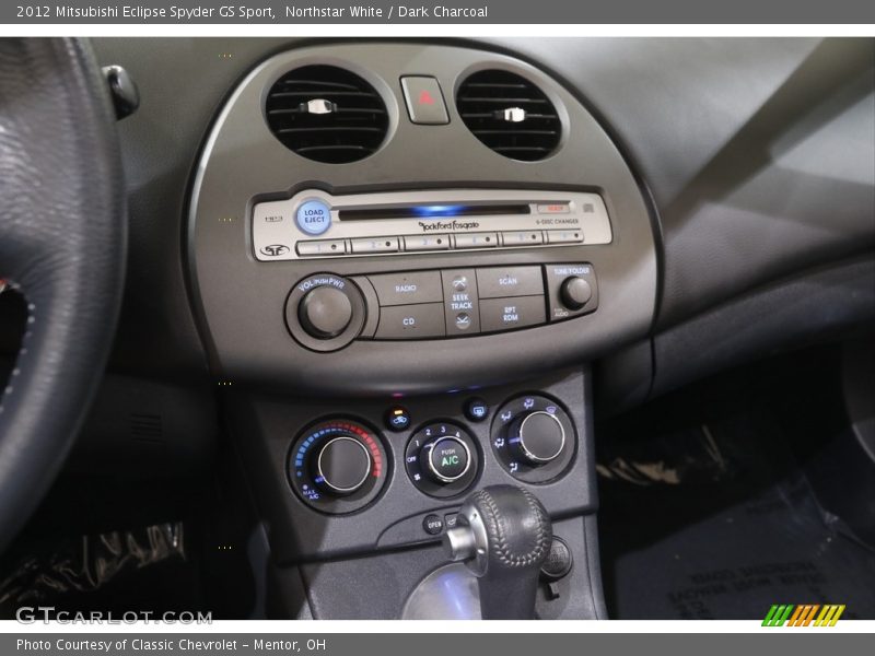 Northstar White / Dark Charcoal 2012 Mitsubishi Eclipse Spyder GS Sport