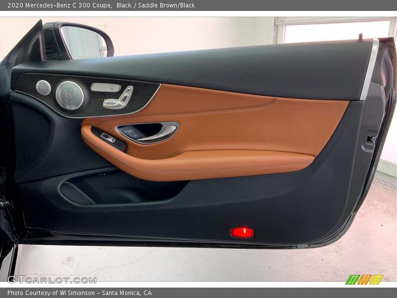Black / Saddle Brown/Black 2020 Mercedes-Benz C 300 Coupe