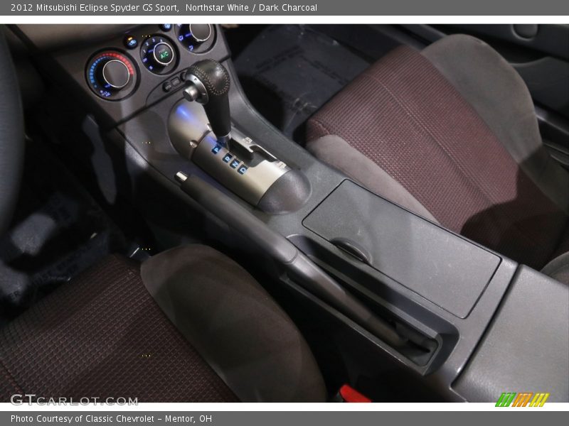 Northstar White / Dark Charcoal 2012 Mitsubishi Eclipse Spyder GS Sport