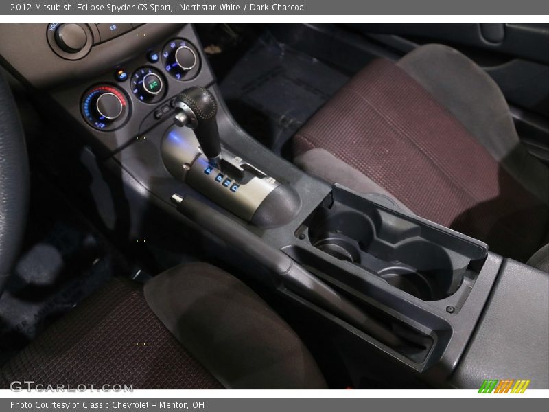 Northstar White / Dark Charcoal 2012 Mitsubishi Eclipse Spyder GS Sport