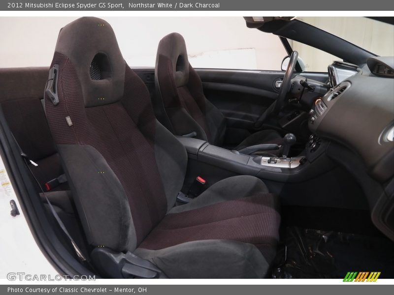 Northstar White / Dark Charcoal 2012 Mitsubishi Eclipse Spyder GS Sport
