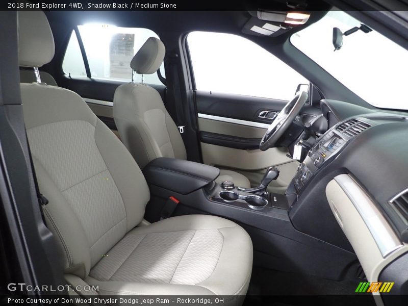 Shadow Black / Medium Stone 2018 Ford Explorer 4WD