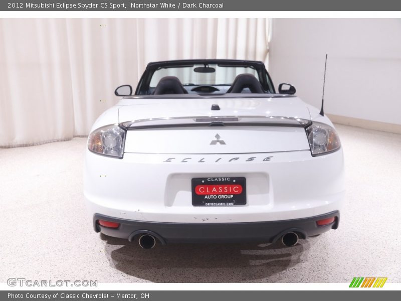 Northstar White / Dark Charcoal 2012 Mitsubishi Eclipse Spyder GS Sport