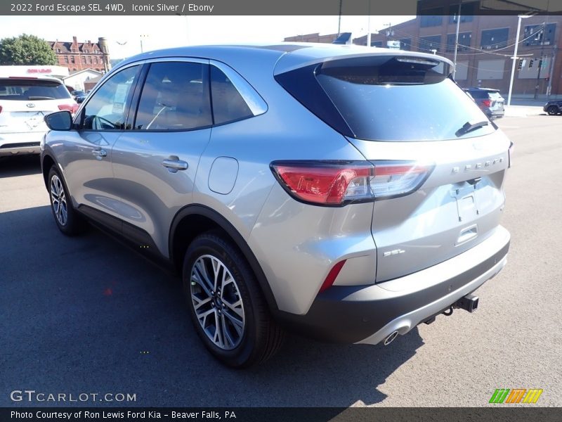 Iconic Silver / Ebony 2022 Ford Escape SEL 4WD