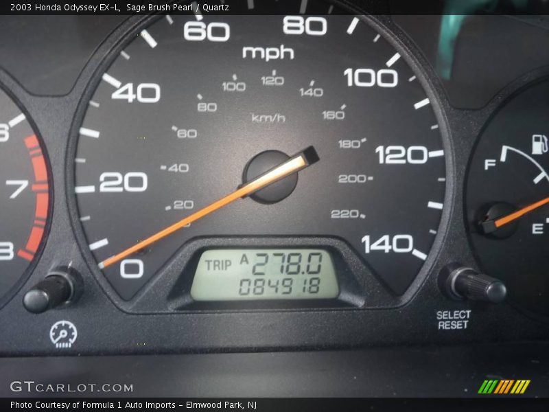 Sage Brush Pearl / Quartz 2003 Honda Odyssey EX-L
