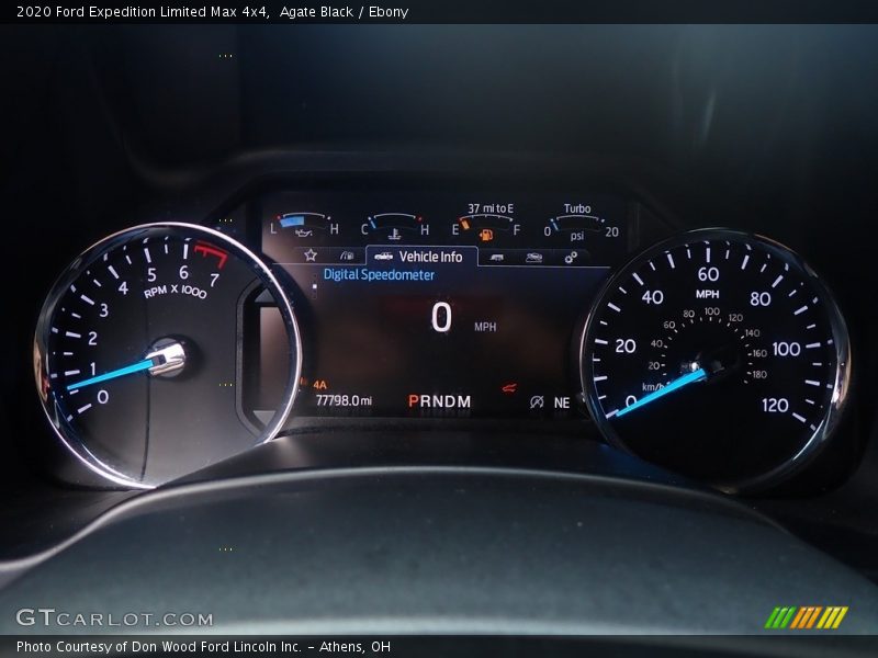 Agate Black / Ebony 2020 Ford Expedition Limited Max 4x4