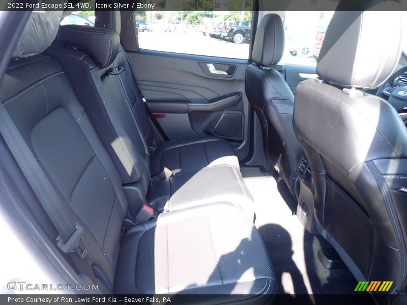 Rear Seat of 2022 Escape SEL 4WD