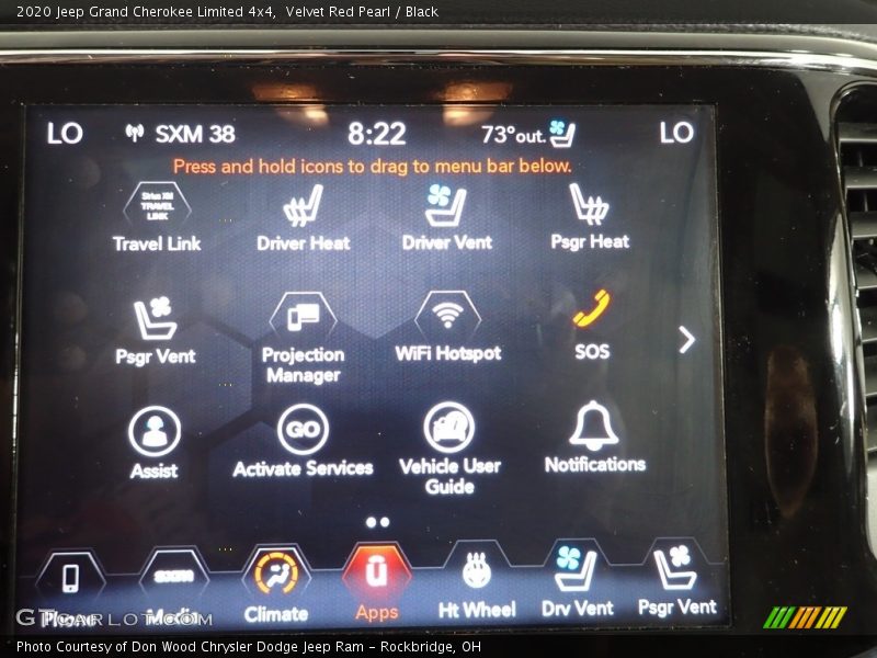 Velvet Red Pearl / Black 2020 Jeep Grand Cherokee Limited 4x4