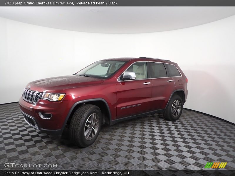 Velvet Red Pearl / Black 2020 Jeep Grand Cherokee Limited 4x4