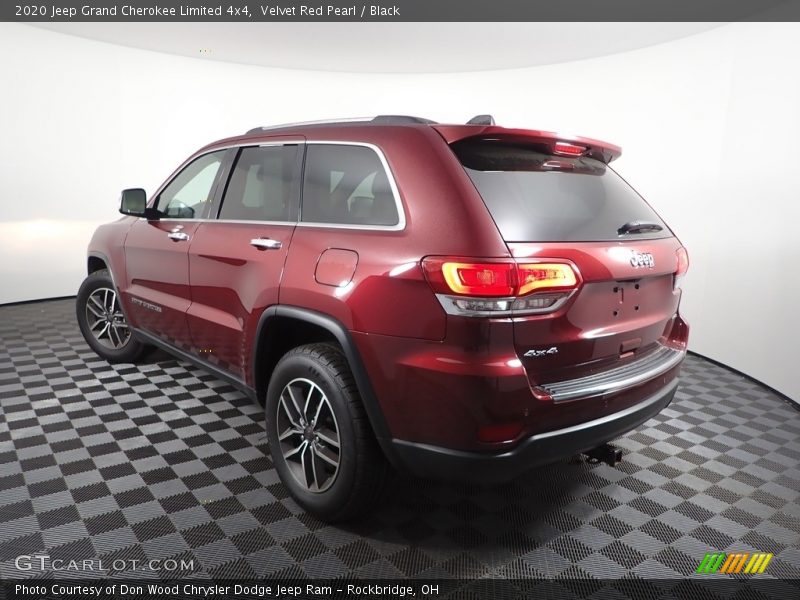 Velvet Red Pearl / Black 2020 Jeep Grand Cherokee Limited 4x4